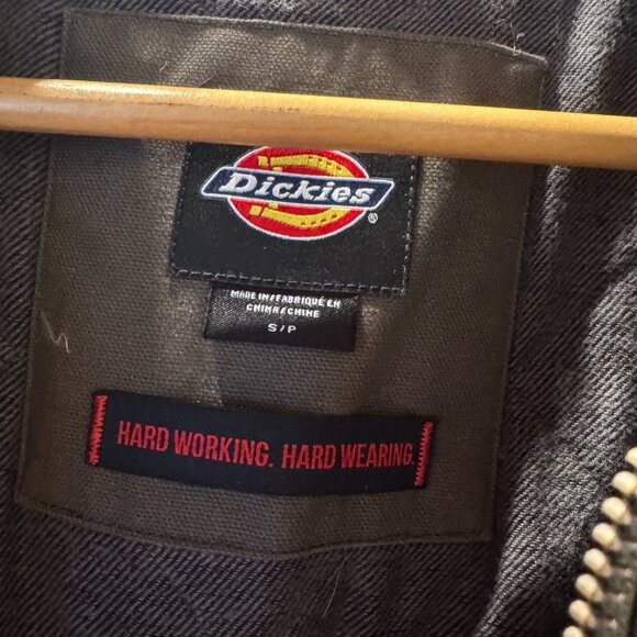 Mens Small Eisenhower Forest Green Dickies Waxed Jacket / Chore Coat. Excellent! - Picture 4 of 9